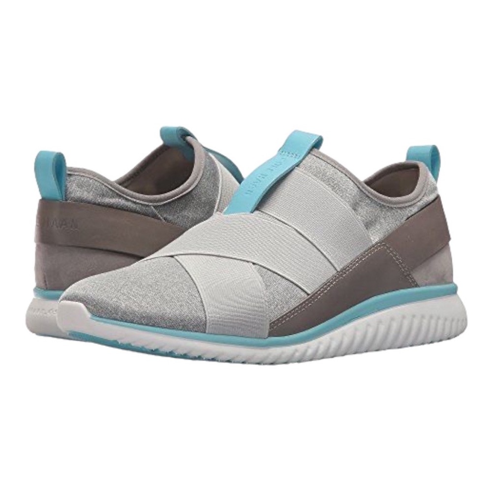 COLE HAAN STUDIOGRAND SNEAKER IN GREY FABRIC - BNIB